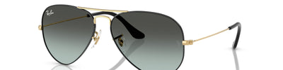 RAY-BAN AVIATOR RB3025 9271GK - Black Metal