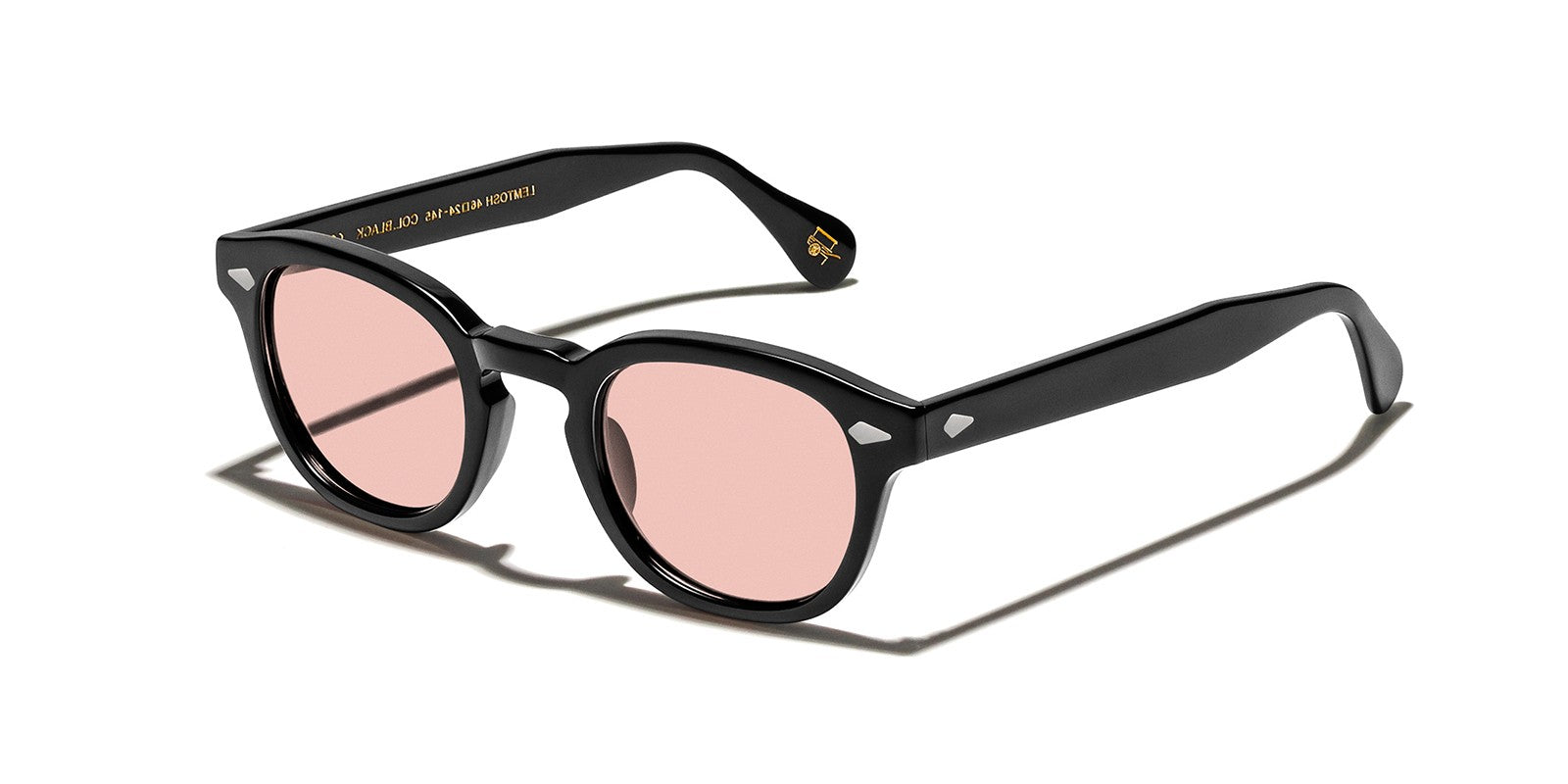 MOSCOT LEMTOSH BASE2 SUN BLACK NY ROSE - Black Acetate