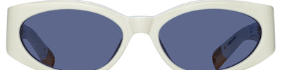 JACQUEMUS OVALO JAC4 C7 - White Acetate