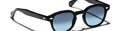 MOSCOT LEMTOSH BASE2 BLACK DENIM BLUE - Black Acetate