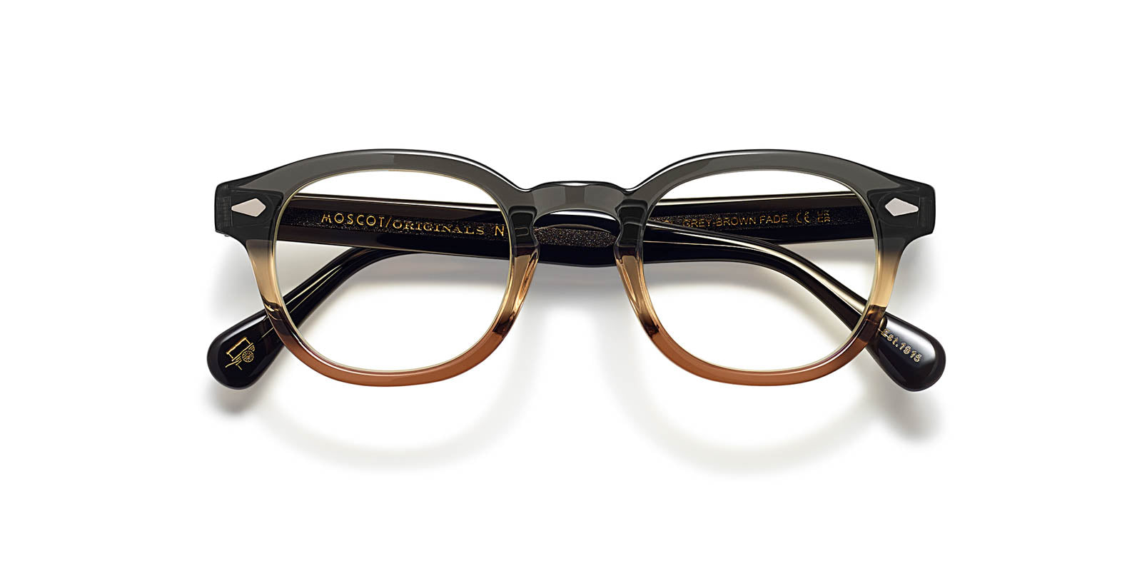 MOSCOT LEMTOSH GREY BROWN FADE OPTICAL - Brown/Havana Acetate