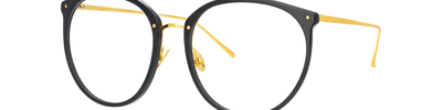 LINDA FARROW KINGS LFLC747 C33 - Black Acetate