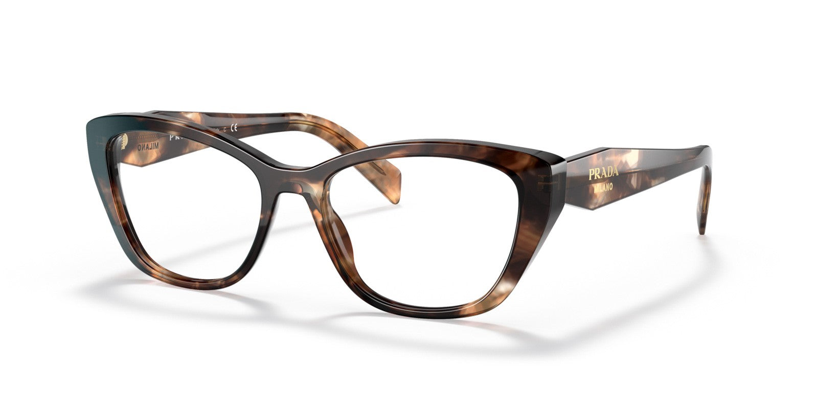 PRADA PR 19WV 07R1O1 - Brown/Havana Acetate