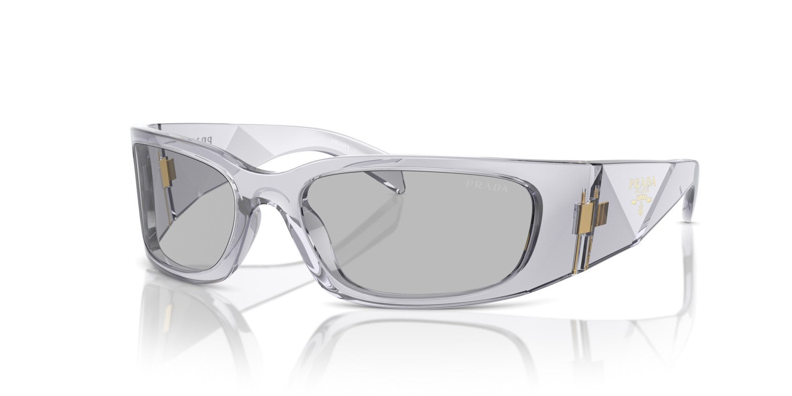 PRADA PR A14S 12R30B - Grey Acetate