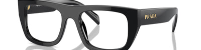 PRADA PR A17V 16K1O1 - Black Acetate