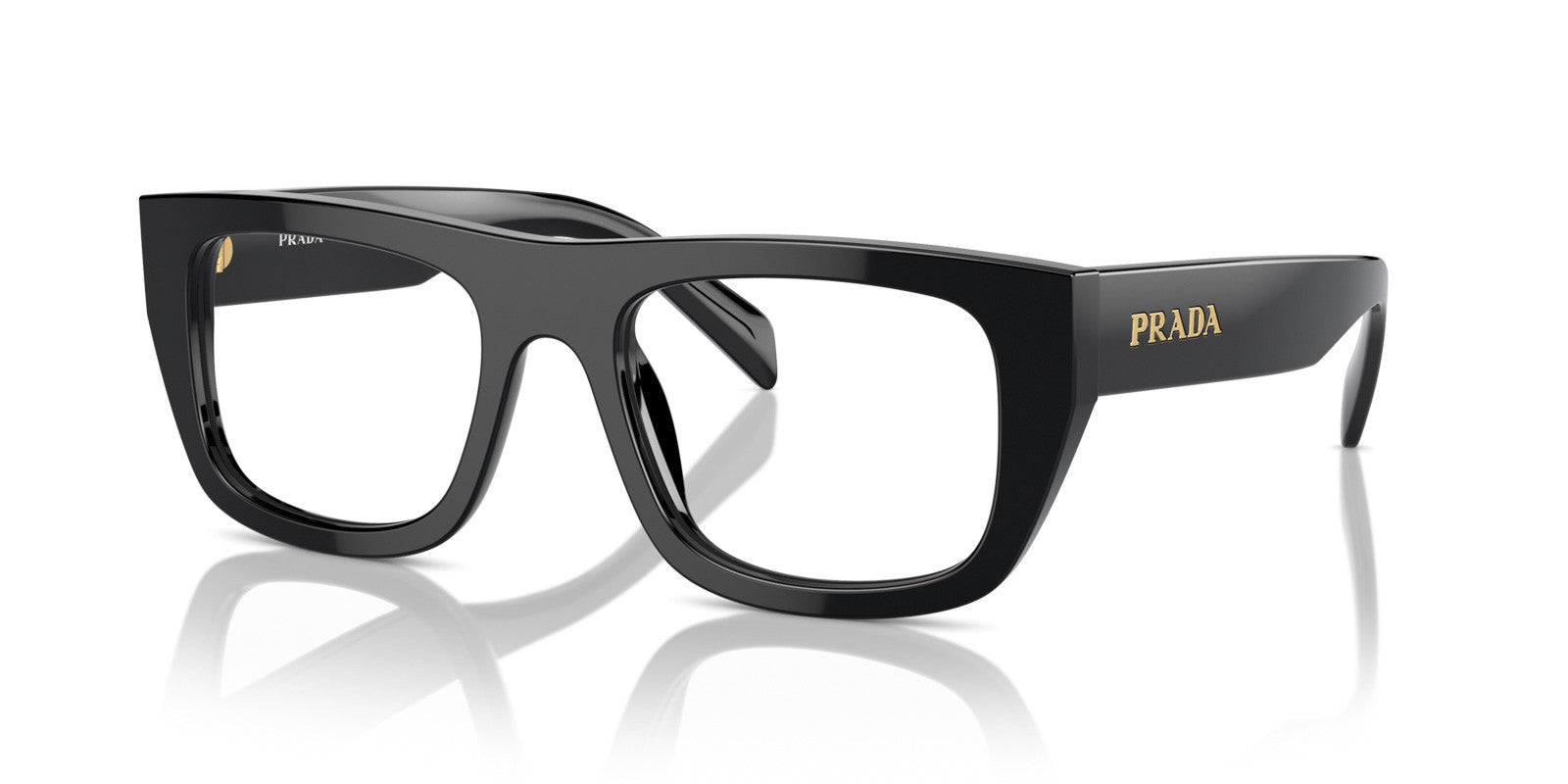 PRADA PR A17V 16K1O1 - Black Acetate