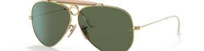 RAY-BAN SHOOTER RB3138 W3401 - Gold Metal
