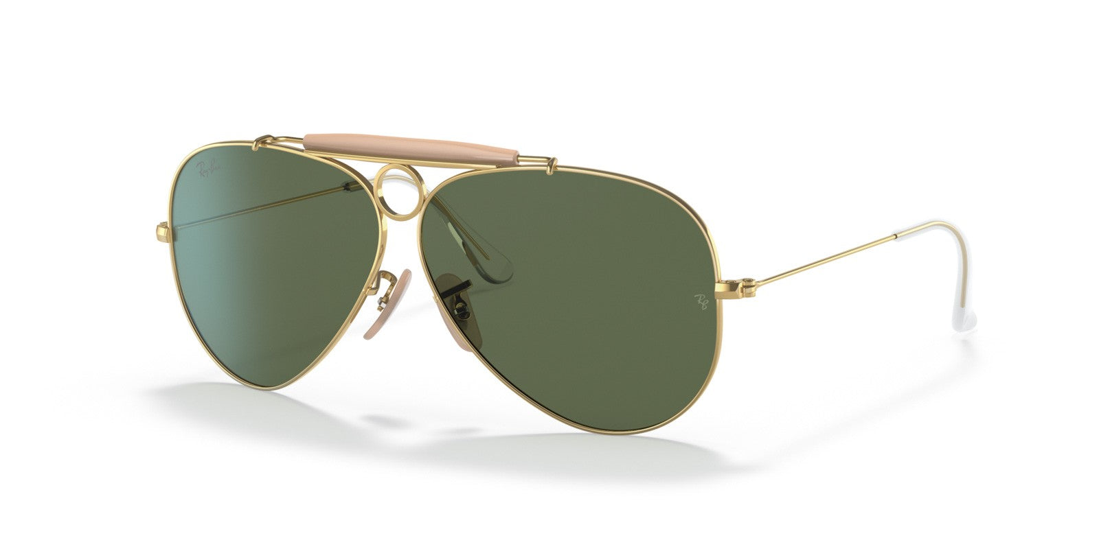 RAY-BAN SHOOTER RB3138 W3401 - Gold Metal