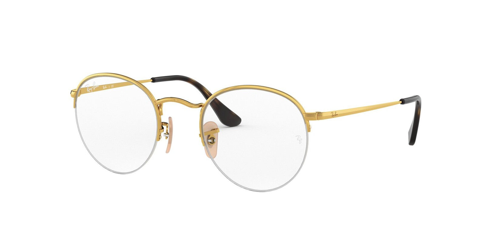 RAY-BAN ROUND GAZE RB3947V 2500 - Gold Metal