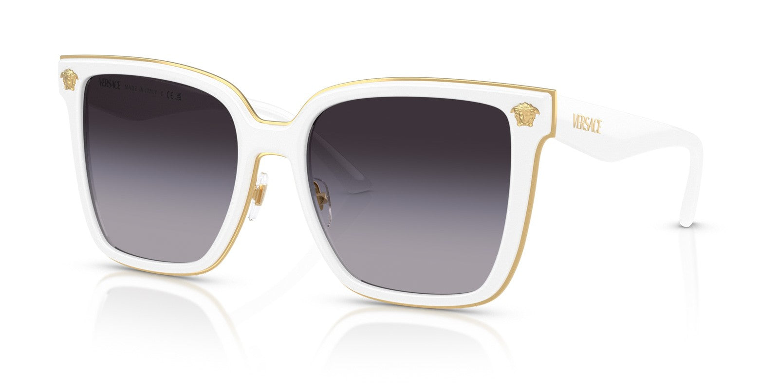 VERSACE VE2278D 3148G - White Metal