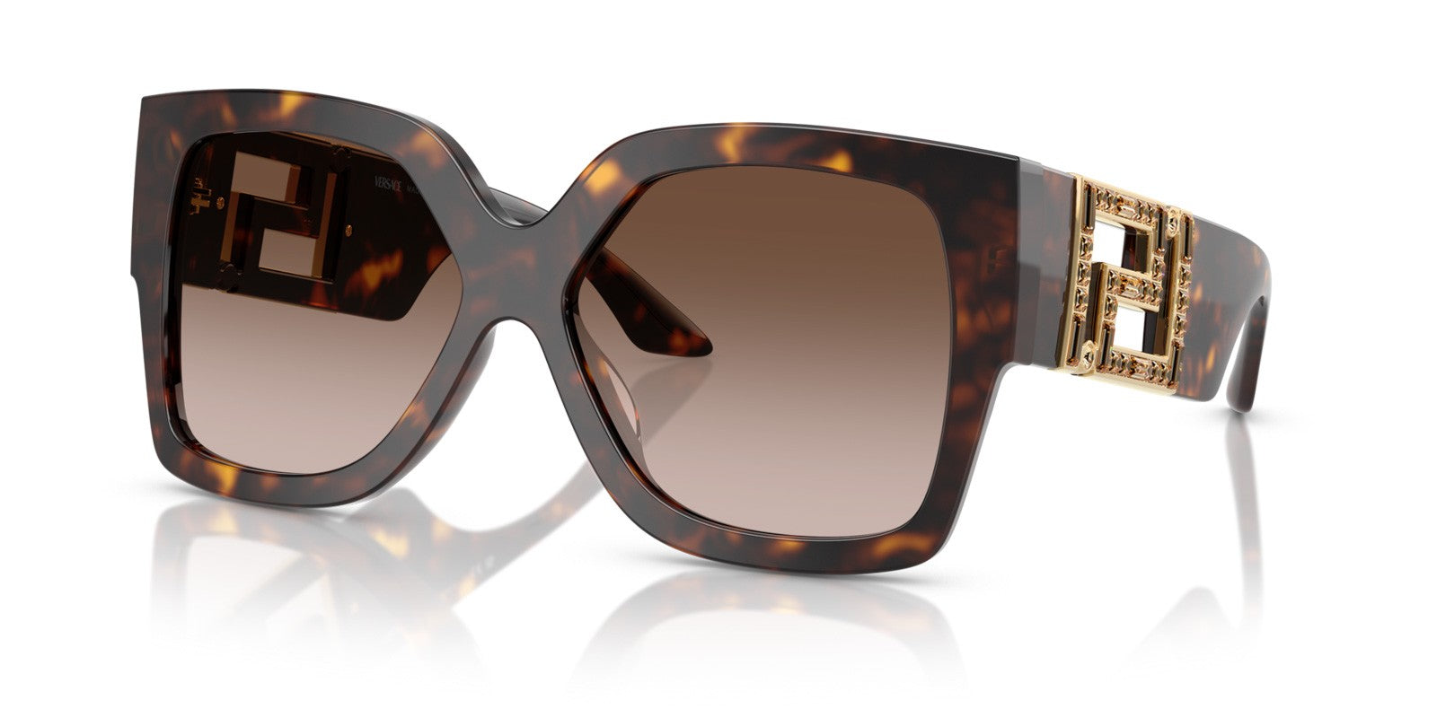 VERSACE VE4402 10813 - Brown/Havana Acetate