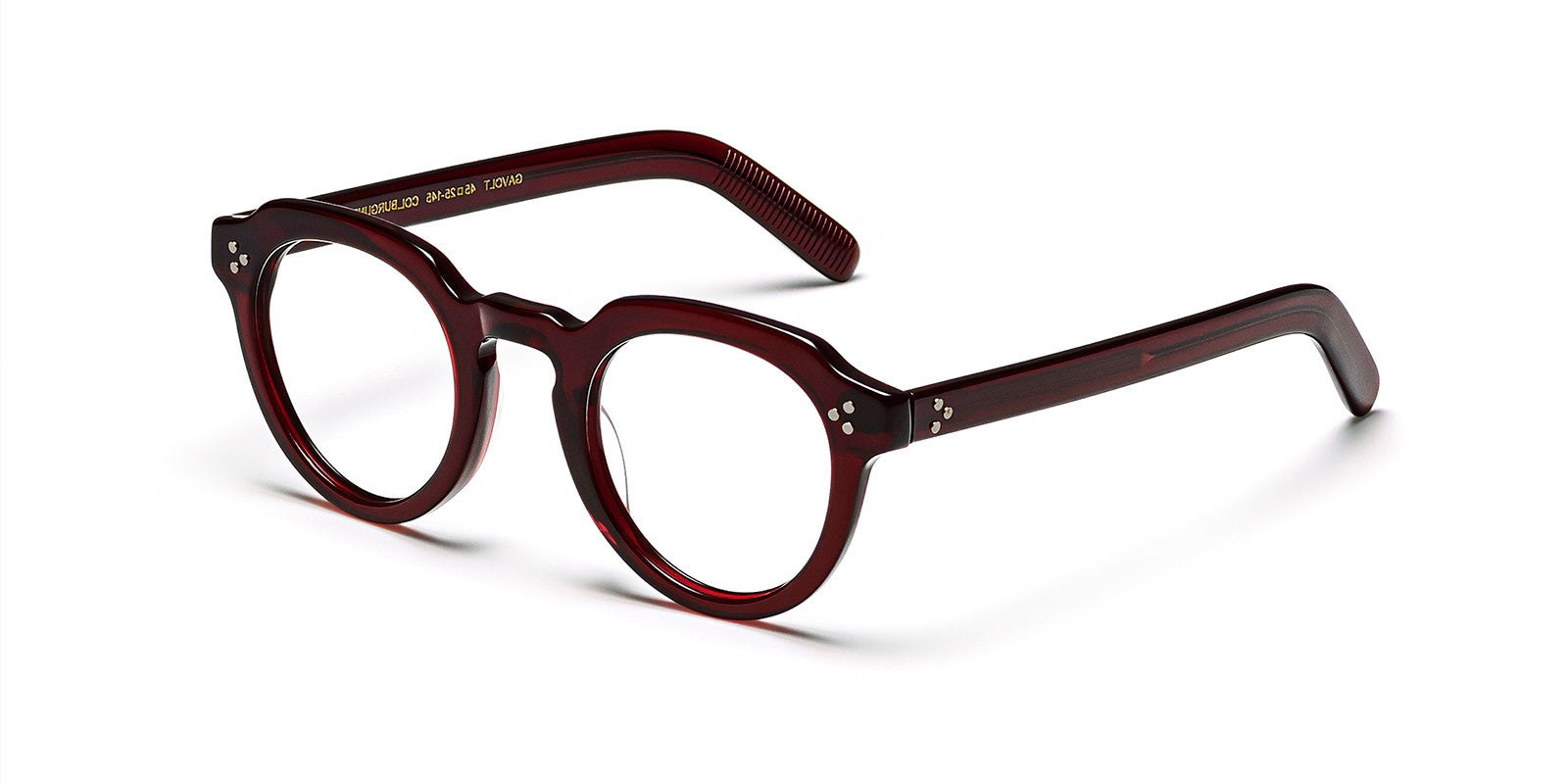 MOSCOT GAVOLT BURGUNDY OPTICAL - Red Acetate