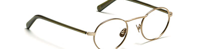 MOSCOT KANAKA GOLD DARK GREEN OPTICAL - View 2