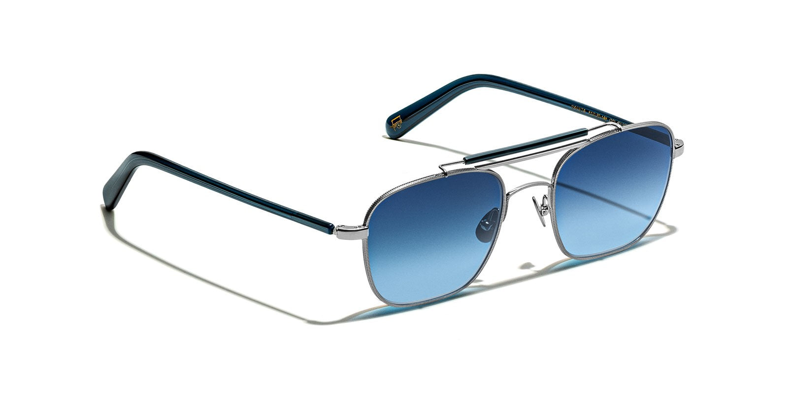 MOSCOT GAFILTA SILVER NAVY - View 2