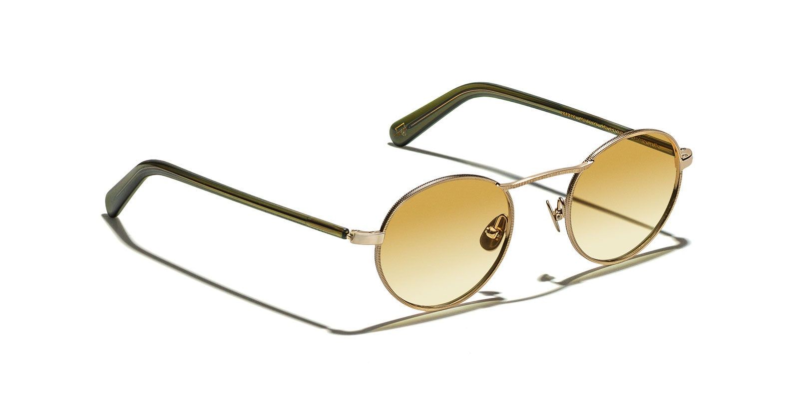 MOSCOT KANAKA GOLD DARK GREEN - View 2