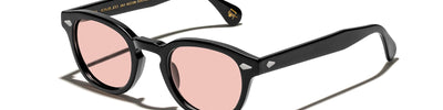 MOSCOT LEMTOSH BASE2 SUN BLACK NY ROSE - Black Acetate
