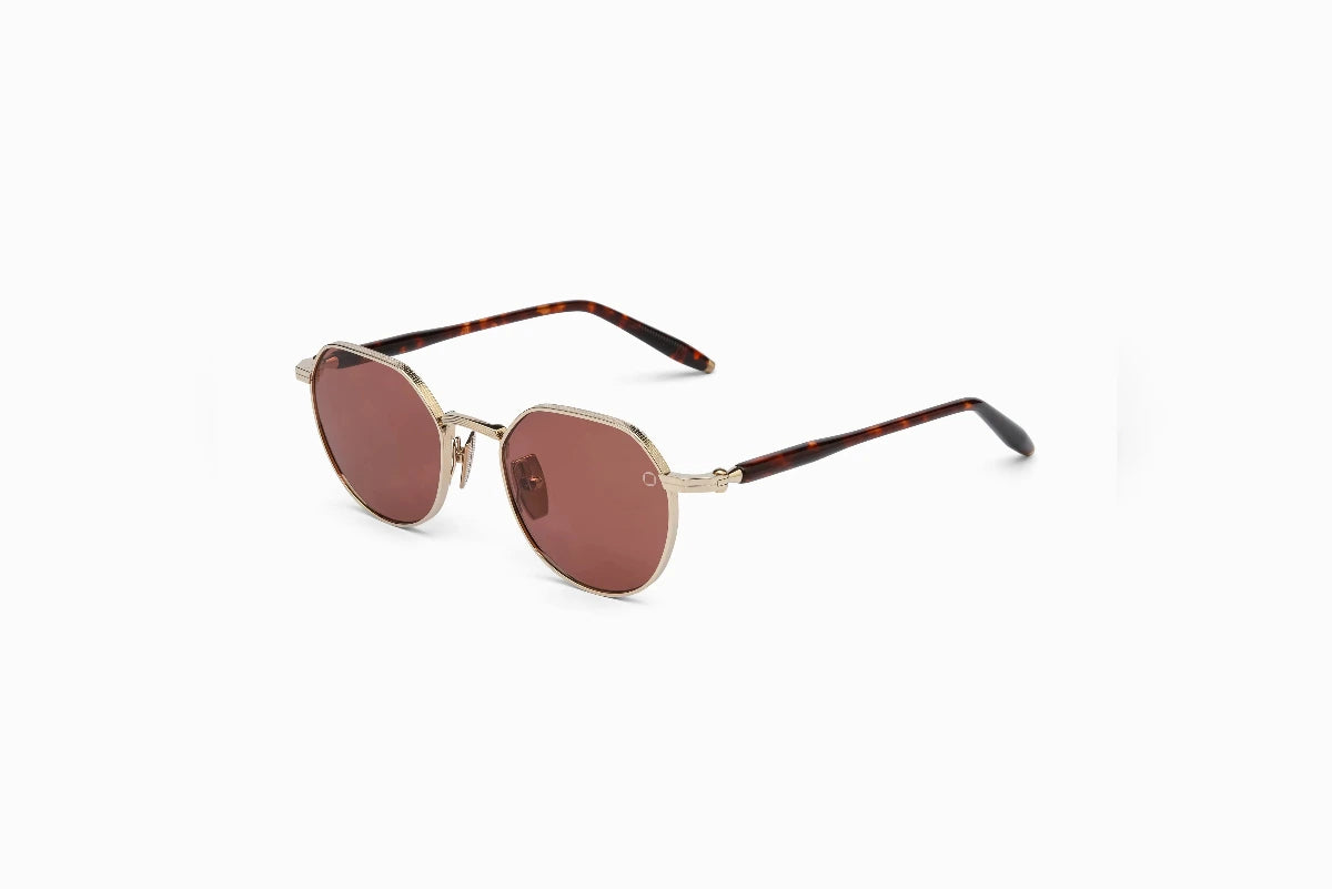 AKONI THEMIS 12k Gold - NEW Havana - Brandy Lenses