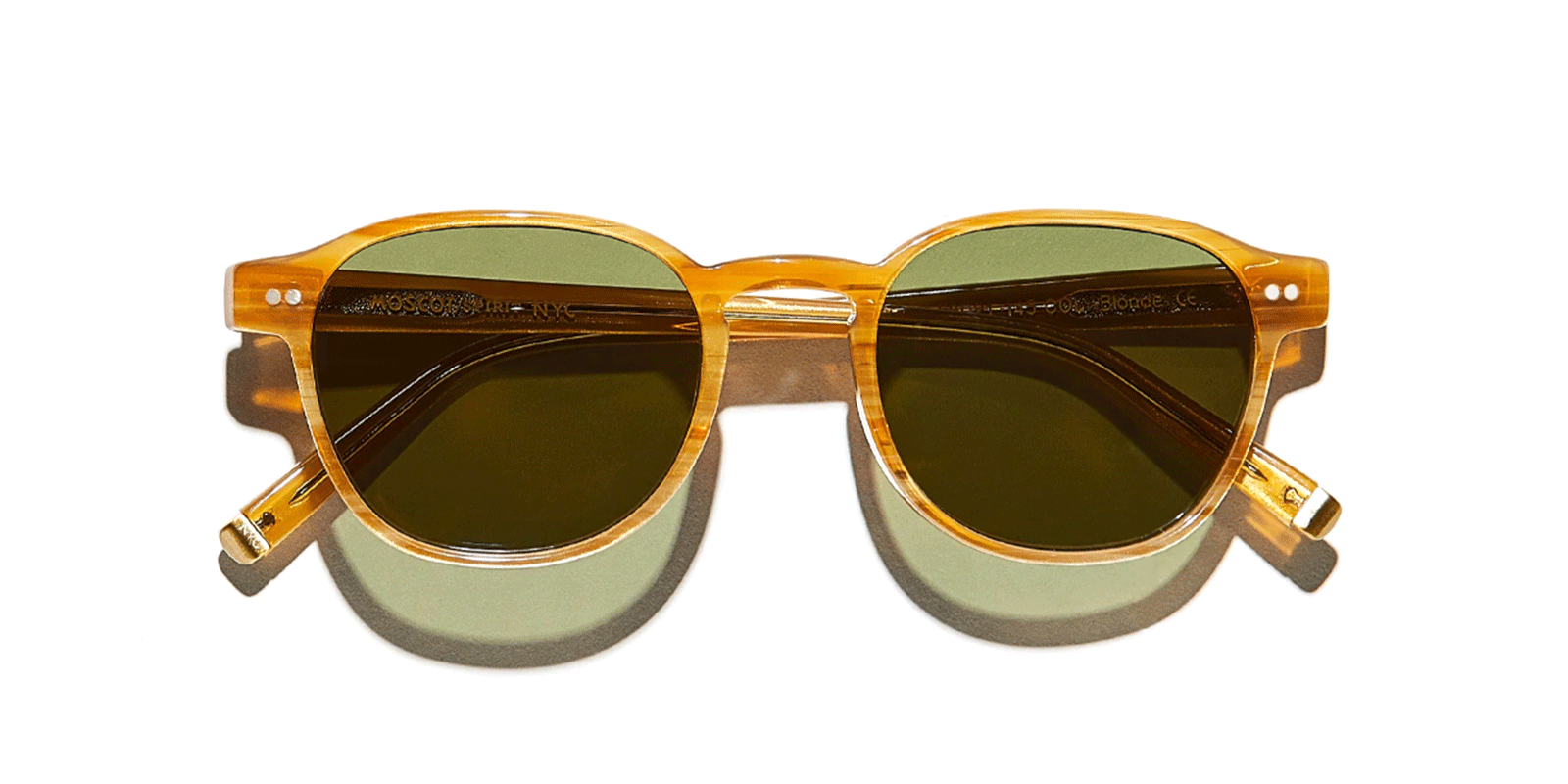 MOSCOT ARTHUR BLONDE SUNGLASSES - View 2