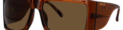 LINDA FARROW THE ATTICO 50 ANDRE C3 - Brown/Havana Acetate