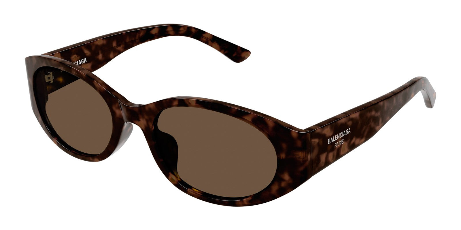 BALENCIAGA TUESDAY BB0369SK 002 - Brown/Havana Acetate