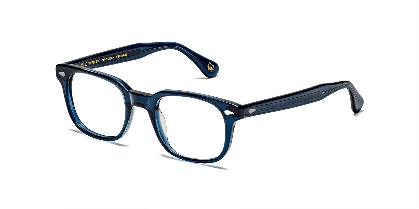 MOSCOT BOYCHIK NAVY OPTICAL - Blue Acetate