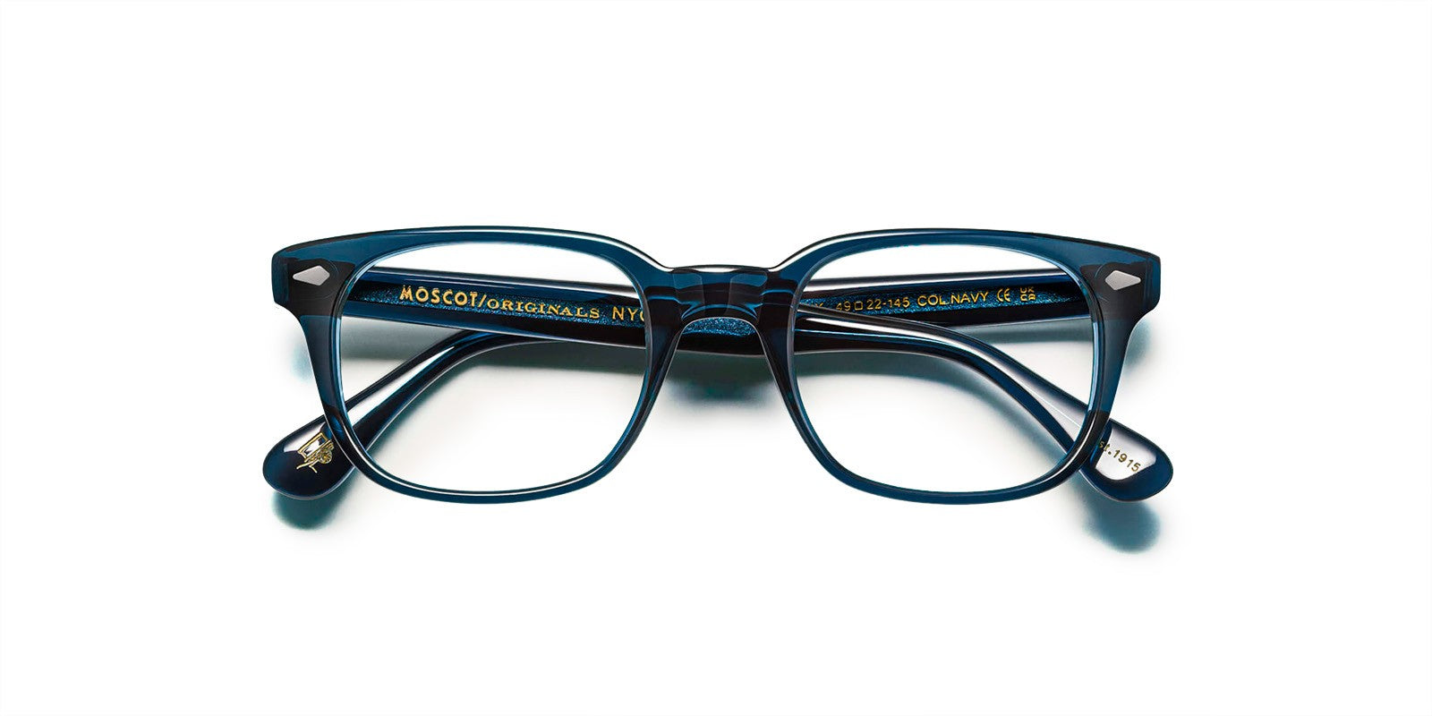 MOSCOT BOYCHIK NAVY OPTICAL - View 2