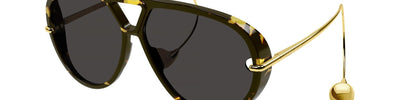 BOTTEGA VENETA BV1273S 005 - Brown/Havana Acetate