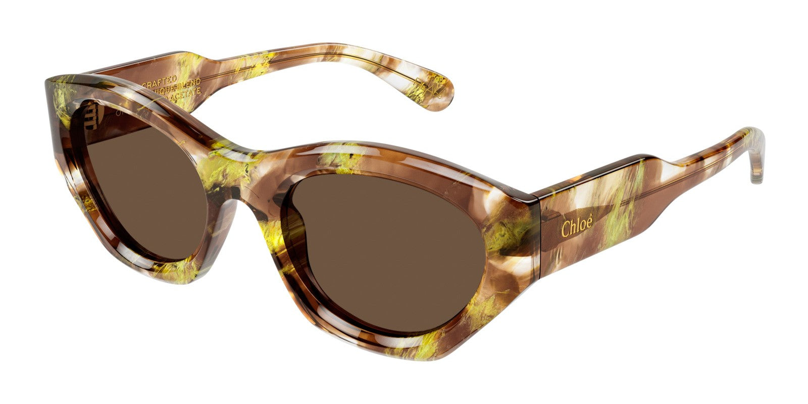 CHLOÈ GAYIA CH0220S 010 - Brown/Havana Acetate