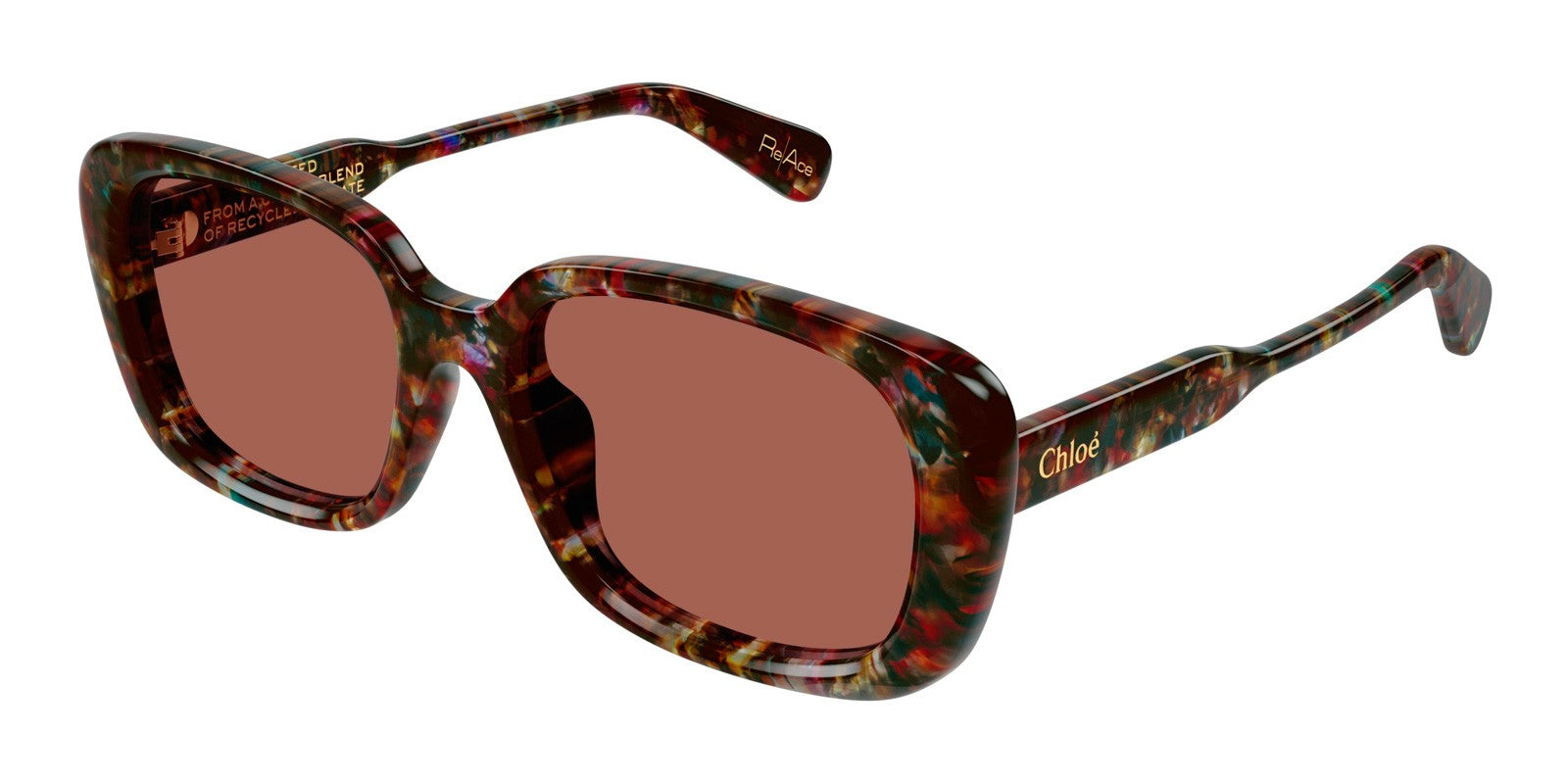 CHLOÈ GAYIA CH0225SK 004 - Brown/Havana Acetate