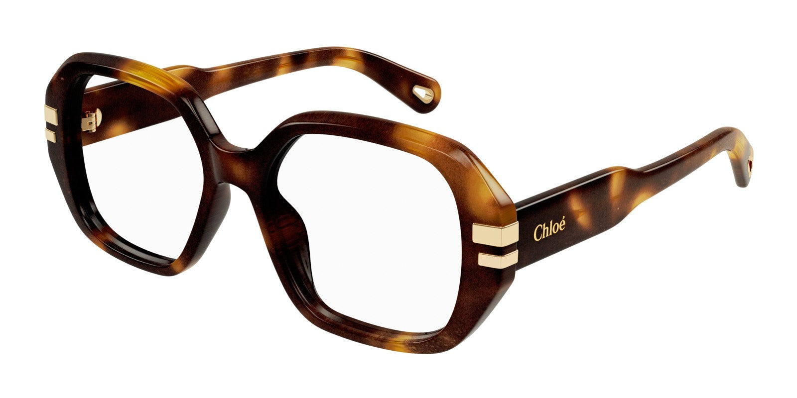 CHLOÈ CH0266O 002 - Brown/Havana Acetate