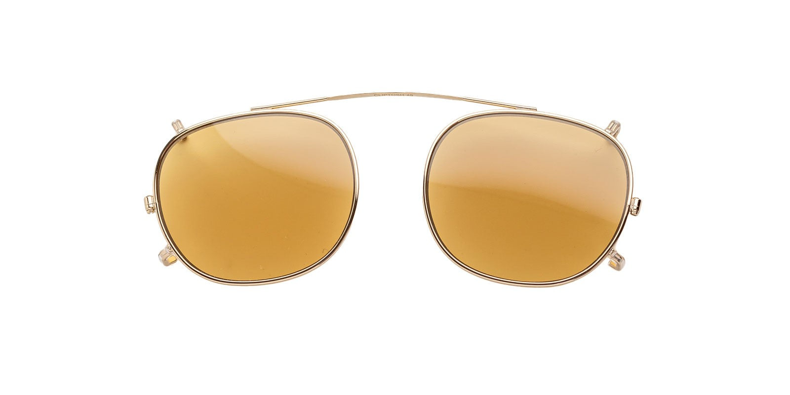 MOSCOT CLIP-ON FOR LEMTOSH - CLIPTOSH 4900 GOLD BROWN - Gold Metal