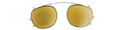 MOSCOT CLIP-ON FOR LEMTOSH - CLIPTOSH GOLD AMBER - Gold Metal