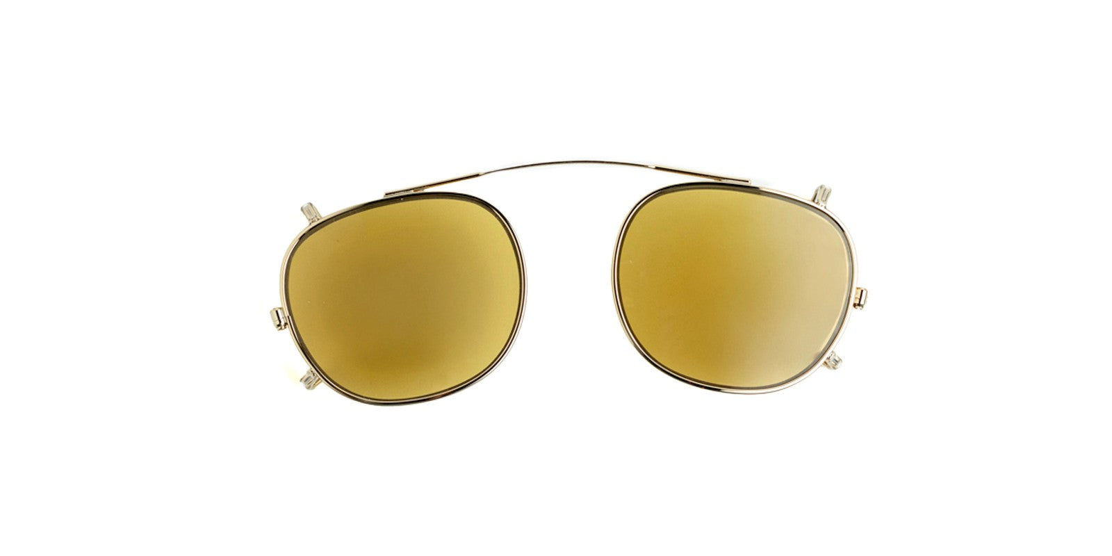 MOSCOT CLIP-ON FOR LEMTOSH - CLIPTOSH GOLD AMBER - Gold Metal