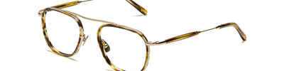 MOSCOT FANAGLE BAMBOO GOLD OPTICAL - Brown/Havana Acetate/Metal