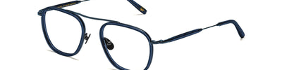 MOSCOT FANAGLE NAVY OPTICAL - Blue Acetate/Metal