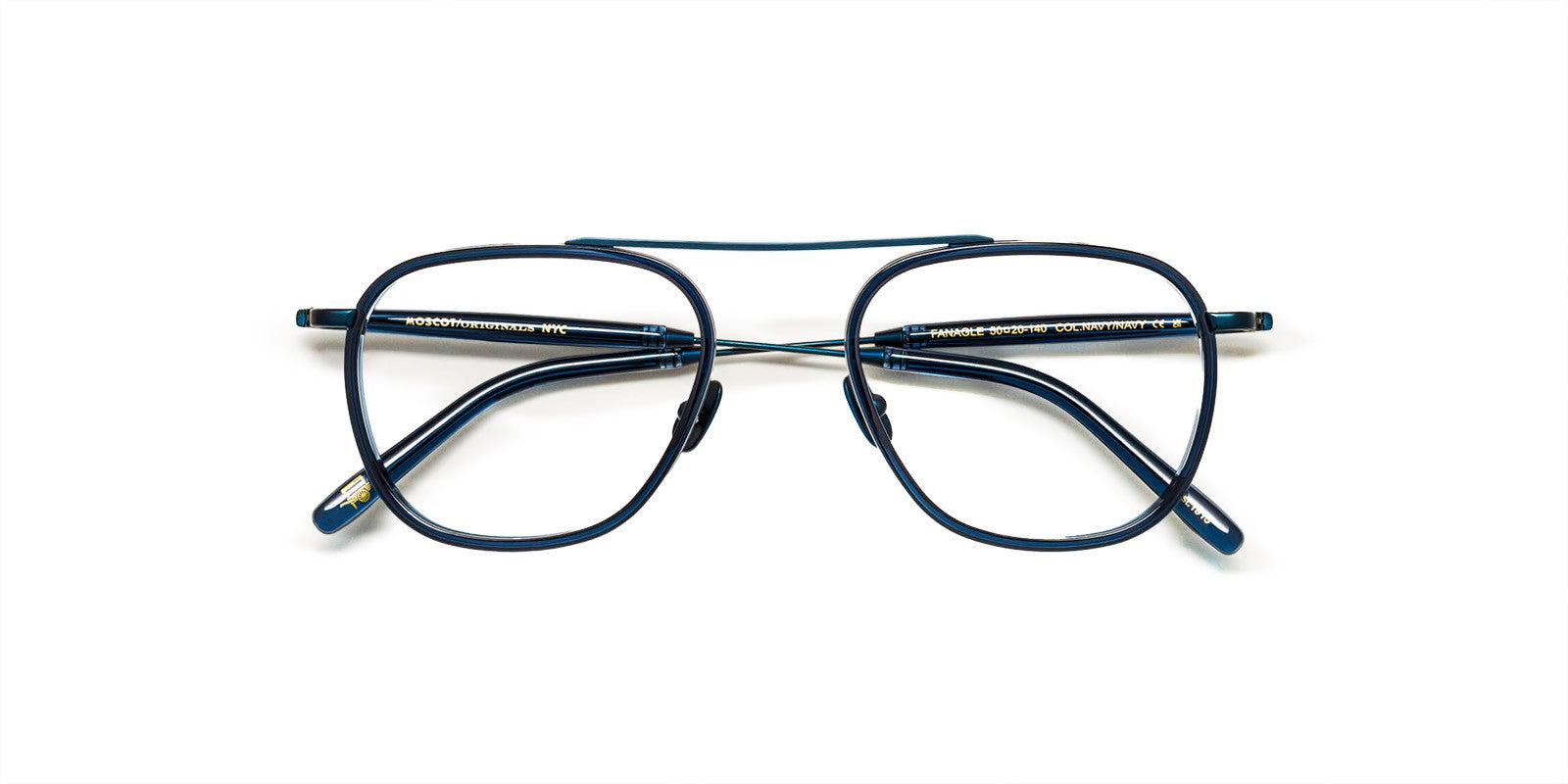 MOSCOT FANAGLE NAVY OPTICAL - View 2