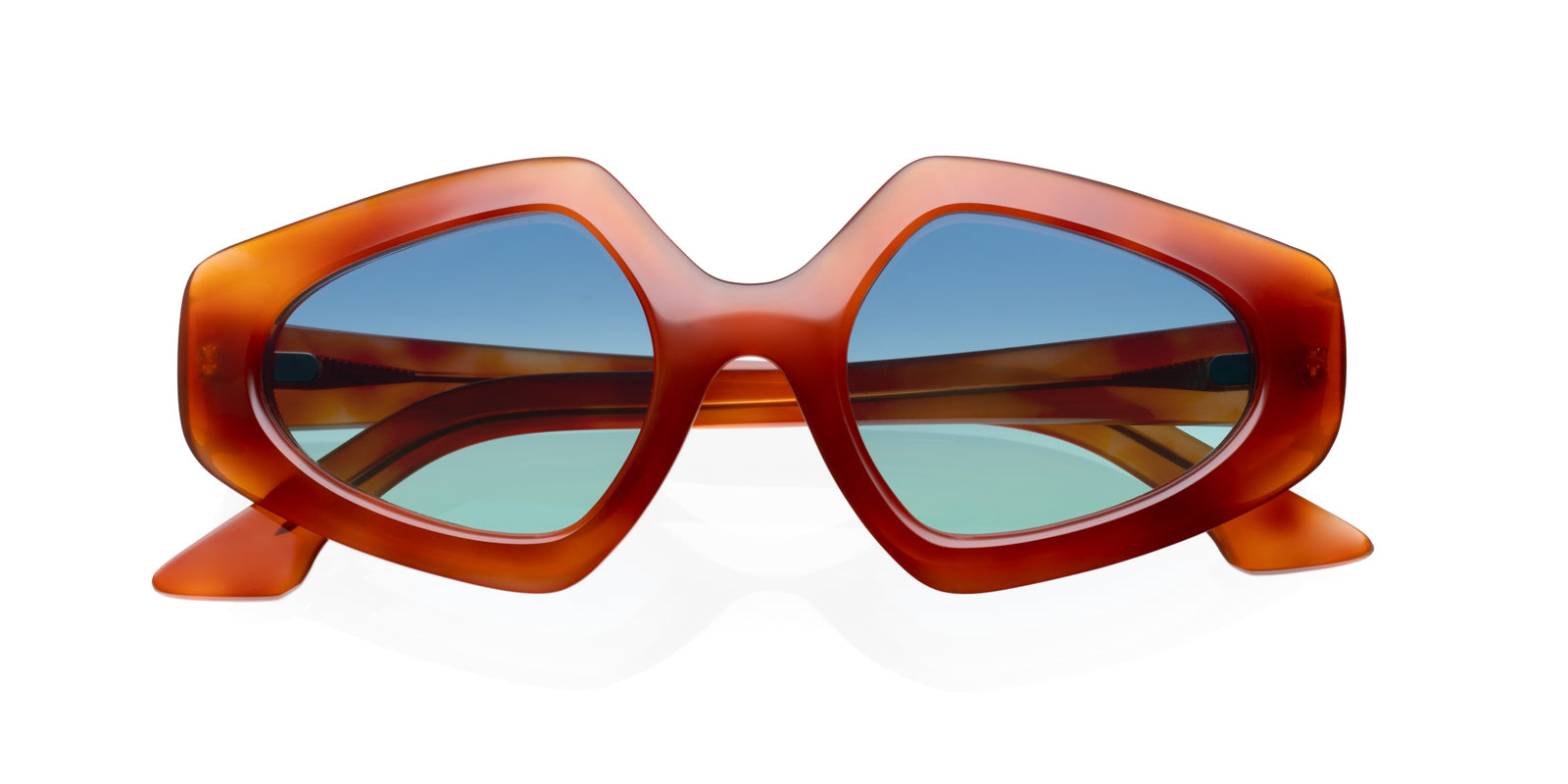 LAPIMA ANTONIA CARAMEL BLUE SKY - Brown/Havana Acetate