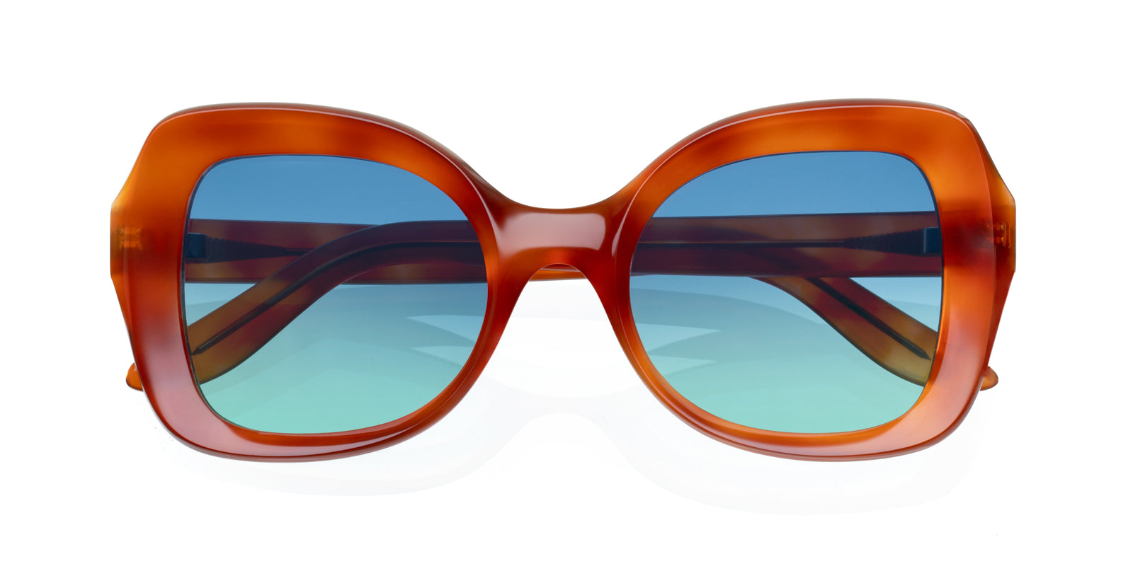 LAPIMA ISABEL CARAMEL BLUE SKY - Brown/Havana Acetate