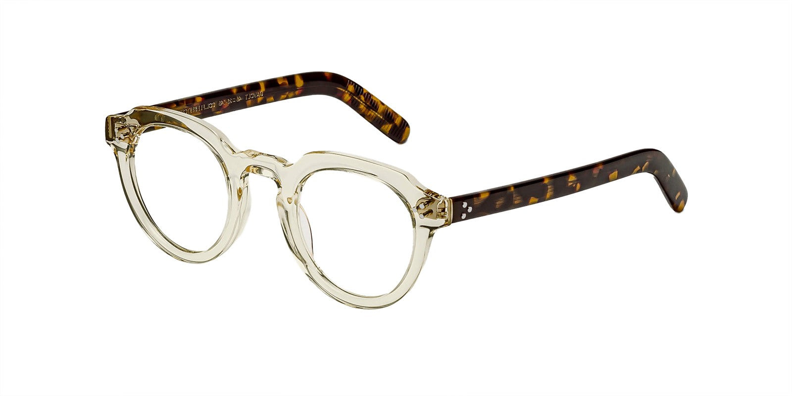 MOSCOT GAVOLT FLESH TORTOISE OPTICAL - Clear Acetate