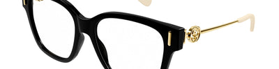 GUCCI GG1204O 001 - Black Acetate/Metal