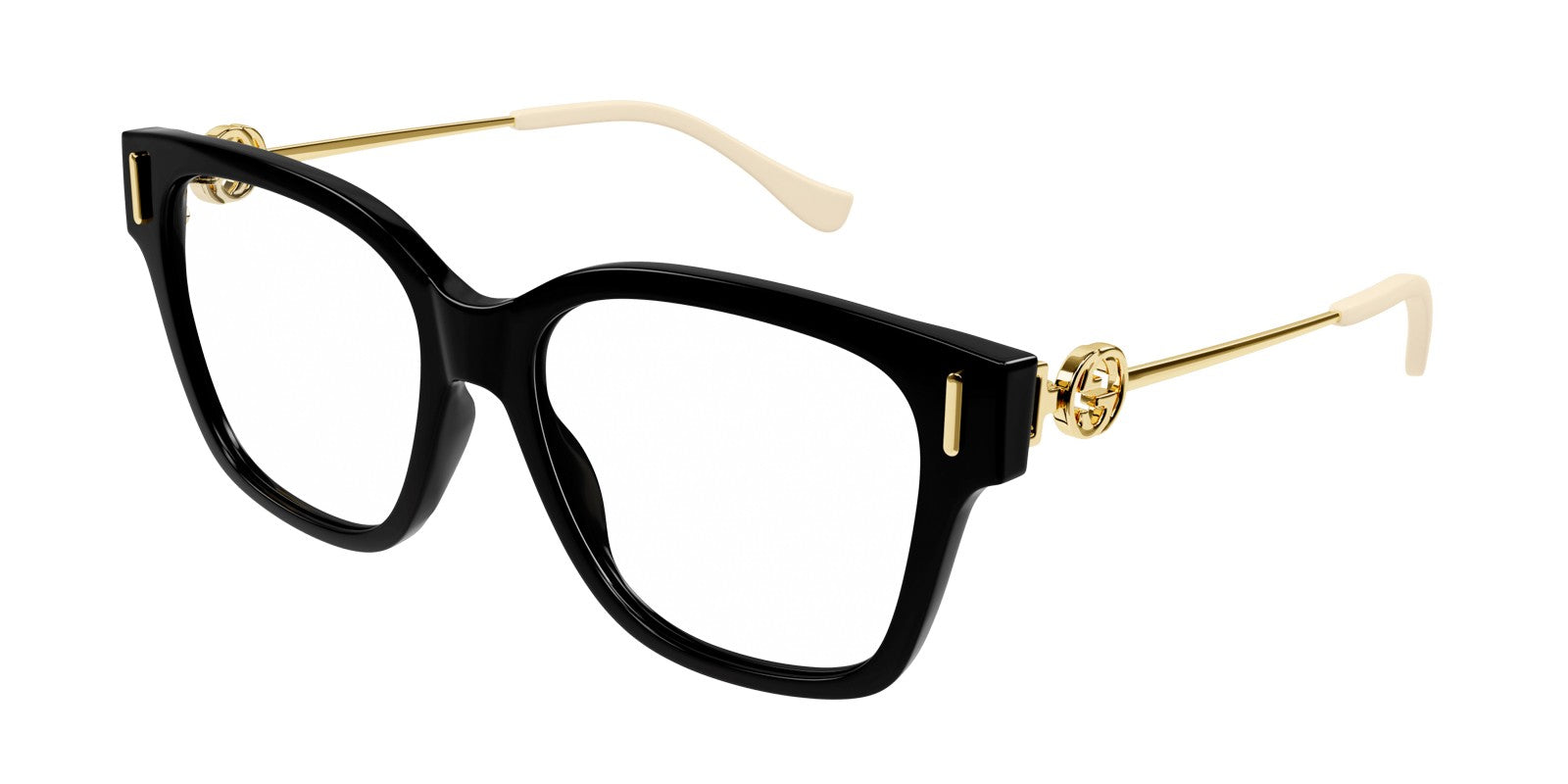 GUCCI GG1204O 001 - Black Acetate/Metal