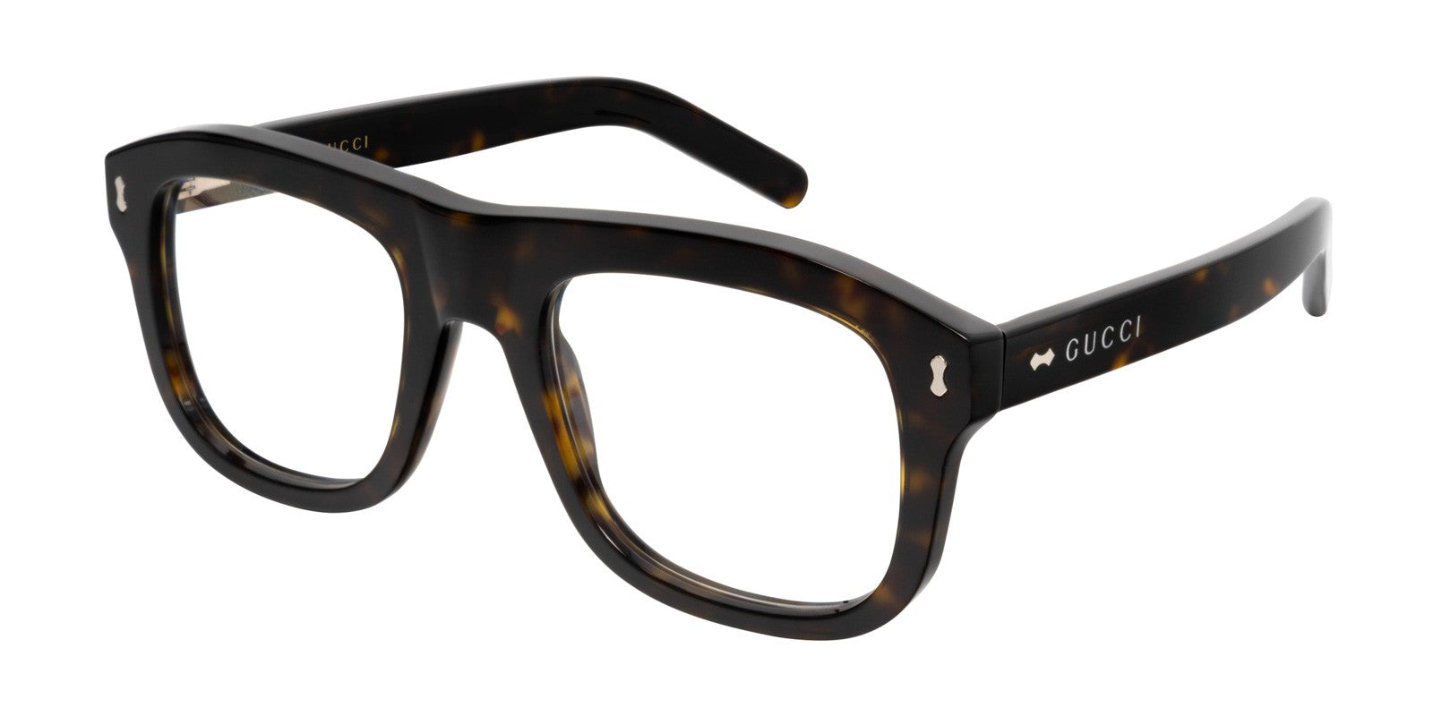 GUCCI GLASSES & CLIP GG1712S 002 - Brown/Havana Acetate