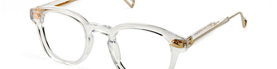 MOSCOT LEMTOSH TT OPTICAL CRYSTAL GOLD - Clear Acetate/Metal