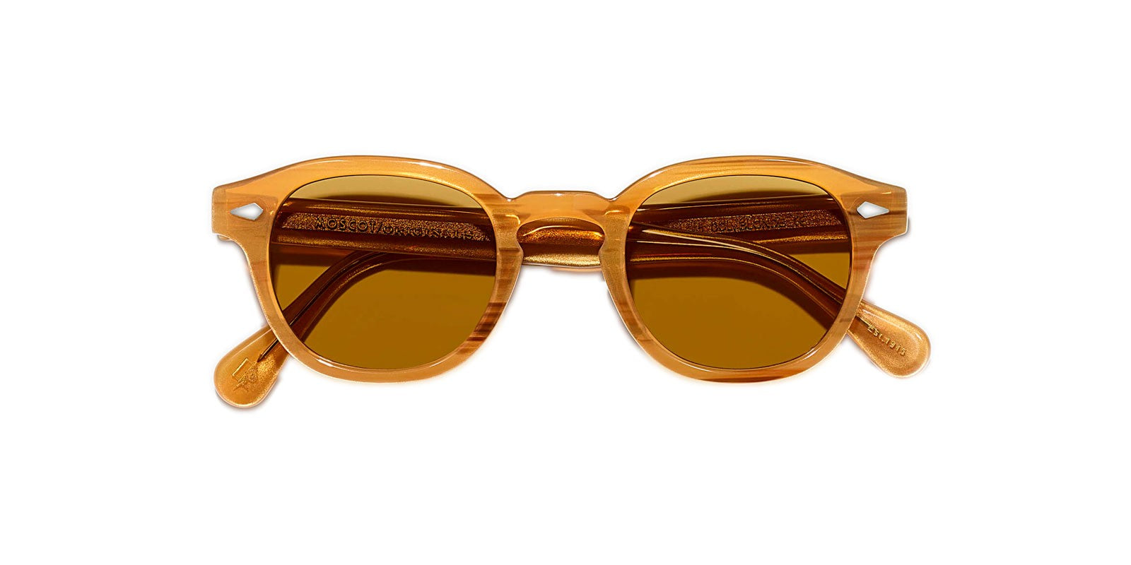 MOSCOT LEMTOSH BASE2 BLONDE AMBER - View 2