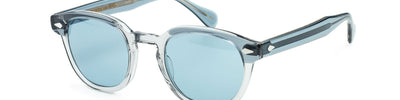 MOSCOT LEMTOSH LIGHT BLUE GREY - Clear Acetate