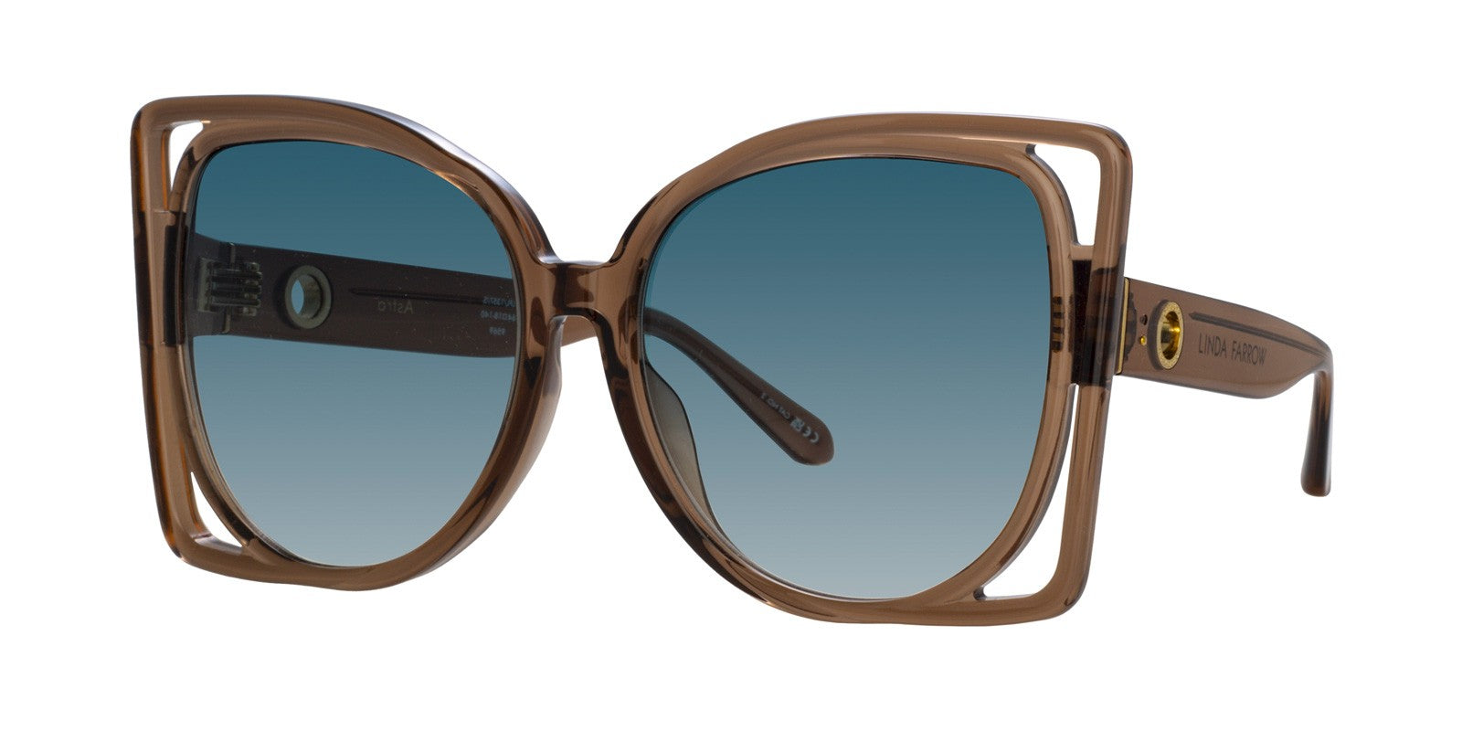 LINDA FARROW ASTRA LFL1357 C5 - Brown/Havana Acetate