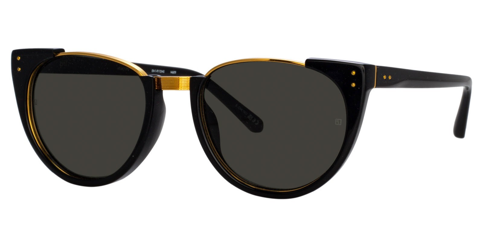 LINDA FARROW IRIS LFL136 C56 - Black Acetate