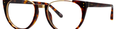 LINDA FARROW IRIS LFL136 C61 OPTICAL - Brown/Havana Acetate