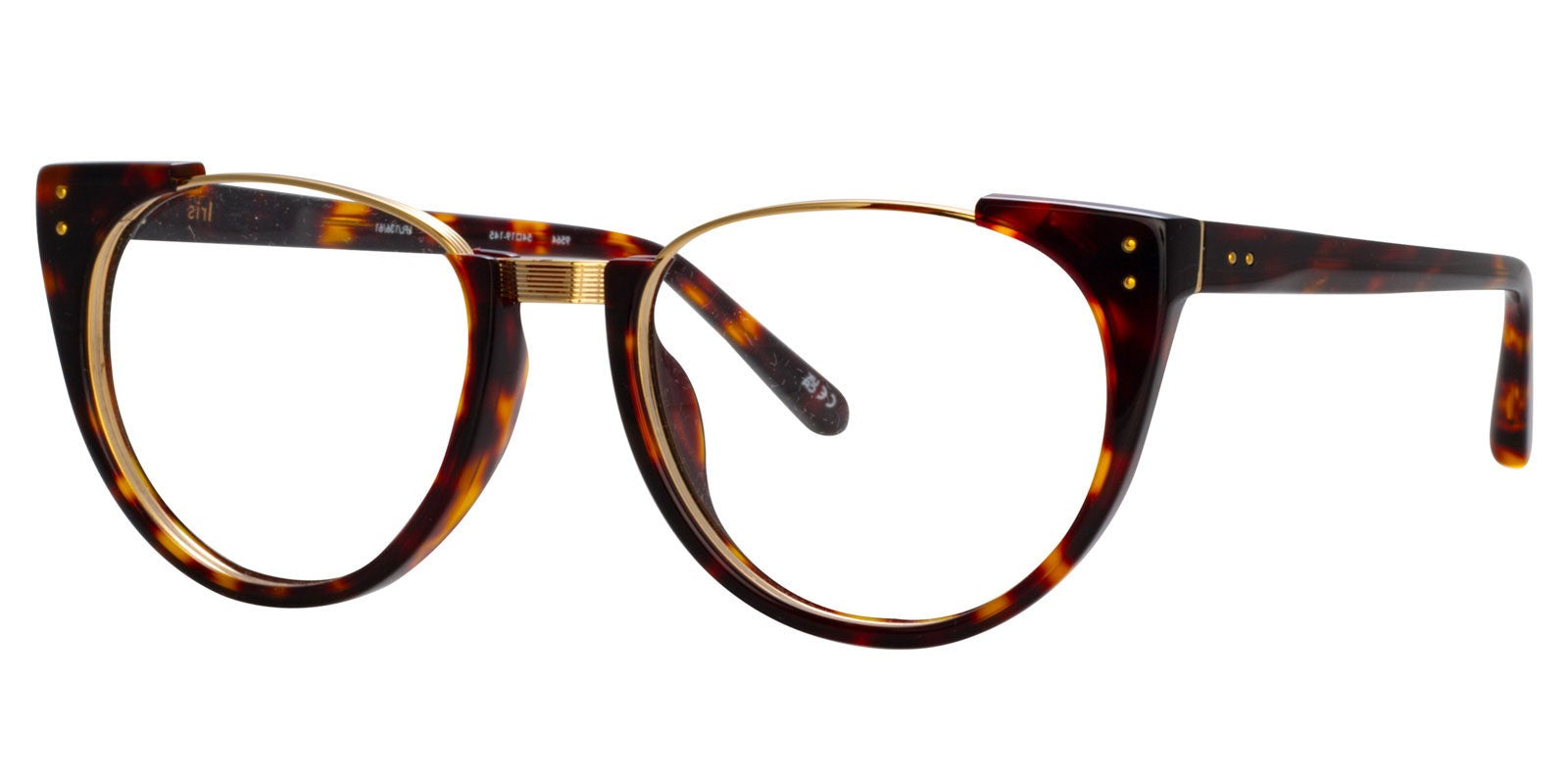 LINDA FARROW IRIS LFL136 C61 OPTICAL - Brown/Havana Acetate