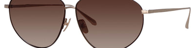 LINDA FARROW GABRIEL LFL1391 C2 SUNGLASSES - Bronze Titanium